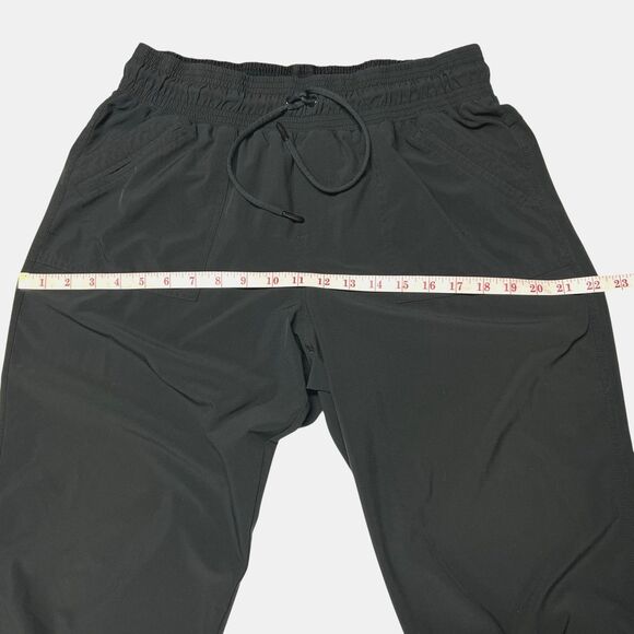 PrAna Womens Midtown Capri Crop Ruched Side Active Lightweight Pants Medium Gray - Picture 14 of 16